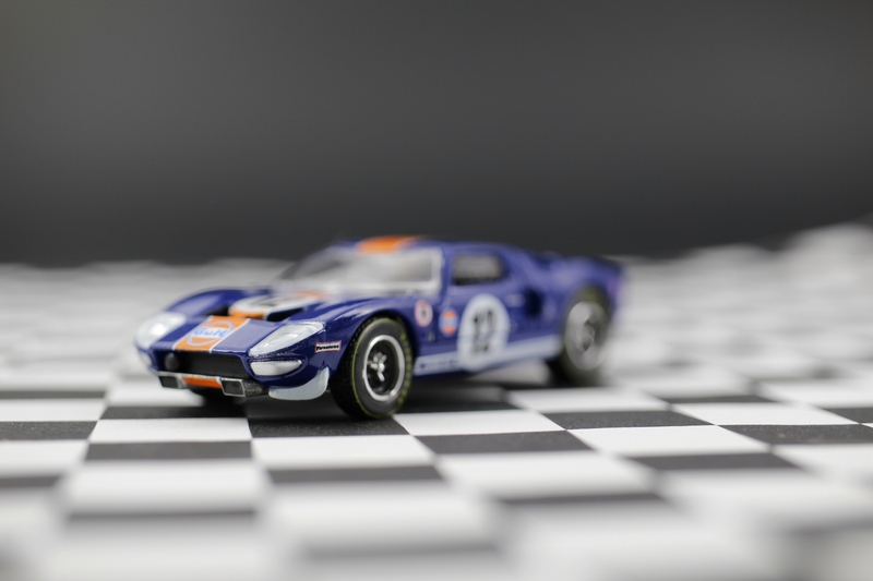 Illustration for article titled AutoWorld's 1:64 Ford GT40 in the better Gulf Livery